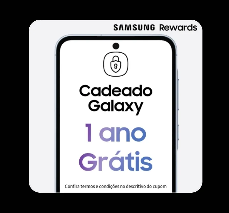 [Samsung Rewards] Troque 1.000 Pts Por 1 Ano De Cadeado Galaxy